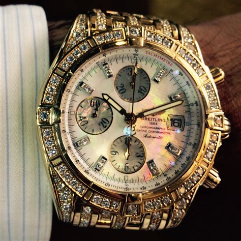 breitling chronomat diamond